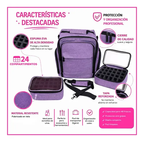 Organizador Multiusos Manicura/maquillaje Con Gran Capacidad