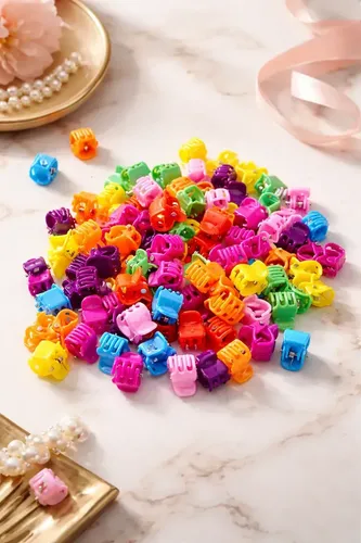 Pack 100 Hebillas Broches Mini Brochecitos Para El Pelo