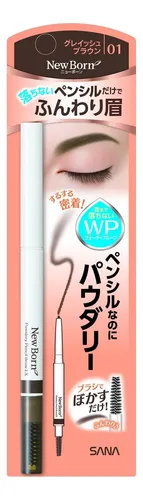 Sana Japón Lápiz Cejas Waterproof 01 Marrón Grisáceo