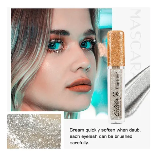 Máscara Con Purpurina De Diamante, Duradera, Impermeable, Ri Gold
