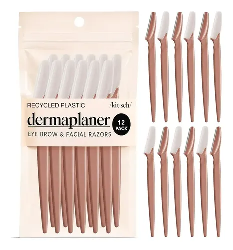 Kit 12 Cuchillas Dermaplaning Terracota Exfoliante Facial