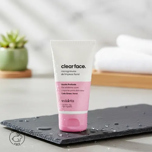 Gel Exfoliante Facial P/ Puntos Negros Poros Obstruidos Acné