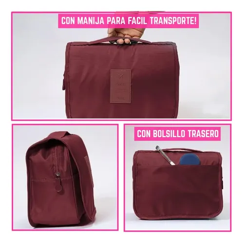 Neceser Porta Cosméticos Y Maquillaje Para Valija Viajes