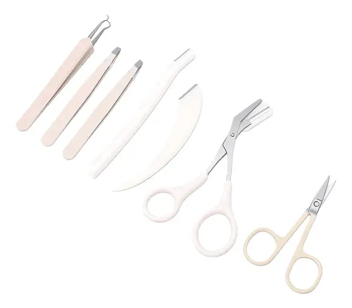 Juego De Herramientas Profesionales Para Cejas, Kit Recortad