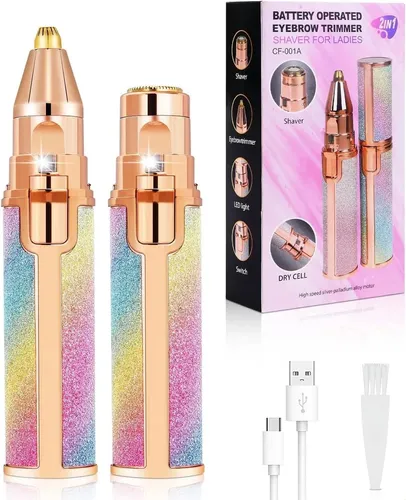 Depiladora Facial 2en1 Usb Recargable Sin Dolor Impermeable