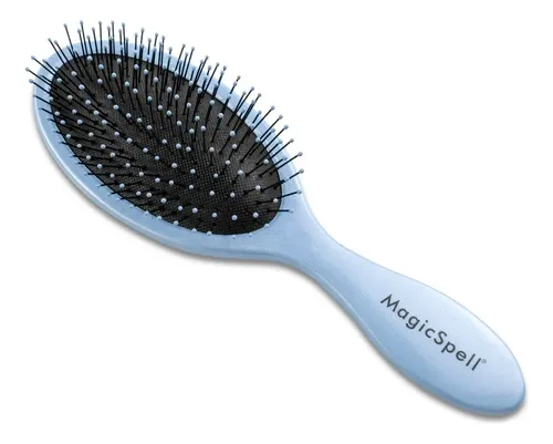 Cepillo Magicspell Seguro Para Cabello Húmedo Y Seco Azul Br