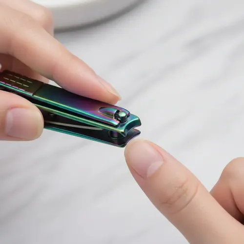 Kit Corta Uñas + Alicate + Repujador De Cuticula Tornasolado