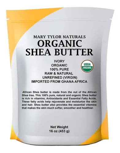 Manteca De Karité Mary Tylor Naturals Orgánica 454 G De Marf