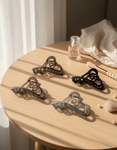 Broches Para El Pelo X6 Translucido Mujer Urbanchic 1024