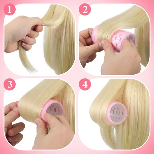 2u Rulos Sin Calor Para Cabello, Volumen Y Rizos I