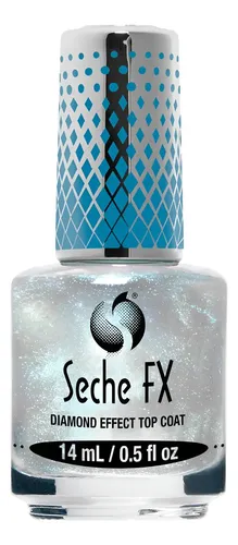 Top Coat Efecto Diamante Seche Fx Azul 14.79 Ml Secado
