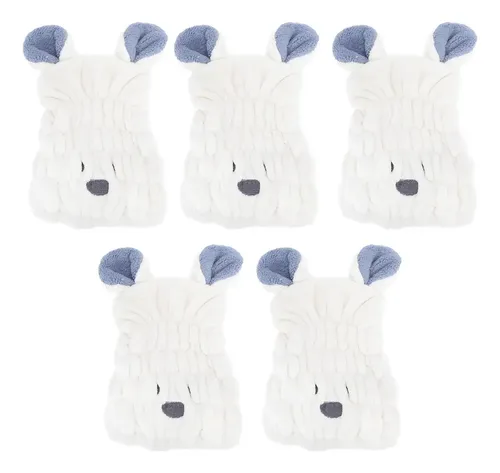 Gorro De Baño De Forro Polar Coral, 5 Unidades, Toalla Para