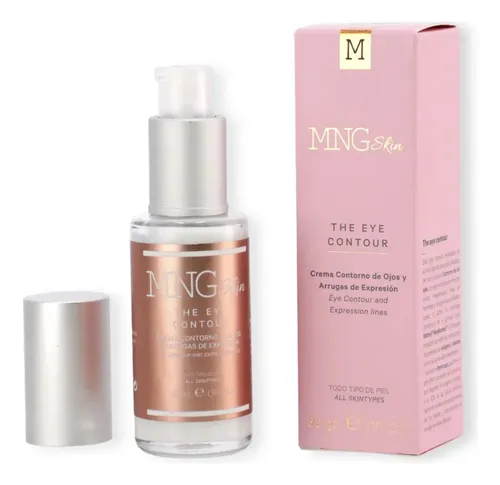 Crema Contorno De Ojos Antiage Antiarrugas Hidratante MNG Skin Todo Tipo De Piel Noche