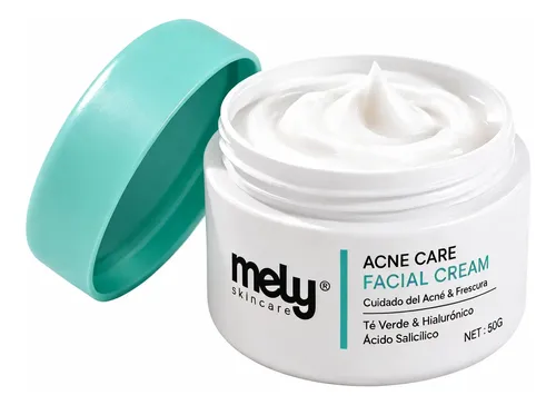 Crema Facial Acne Care Mely Te Verde Acido Salicilico 50g