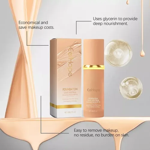 Foundation 4 En 1, Corrector De Color De Espectro Medio, Spf