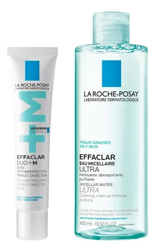 Combo La Roche Posay Effaclar Agua Micelar Y Crema Antiacne
