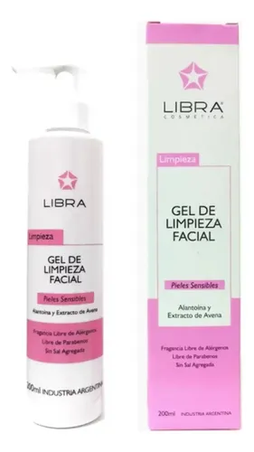 Gel De Limpieza Facial Piel Sensible 200gr Libra Cosmetica