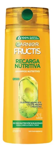 Garnier Fructis Shampoo Recarga Nutritiva 200ml