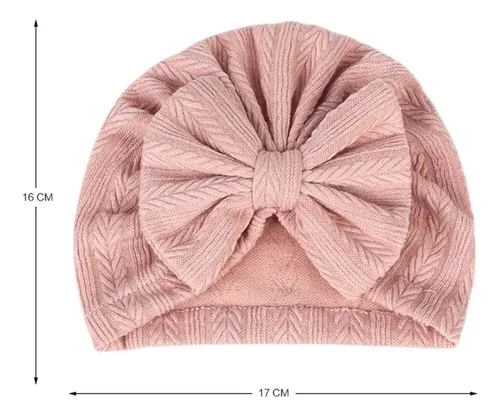0 Para Turbante Moño Gorritos For Bebés Recién Nacidos 6