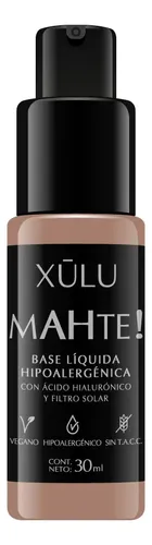 Base Liquida Mahte Para Rostro Con Ácido Hialurónico X30ml Tono 04