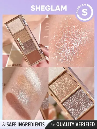 Sheglam – Essential Square Eyesshadow Quad – Sombra Veil