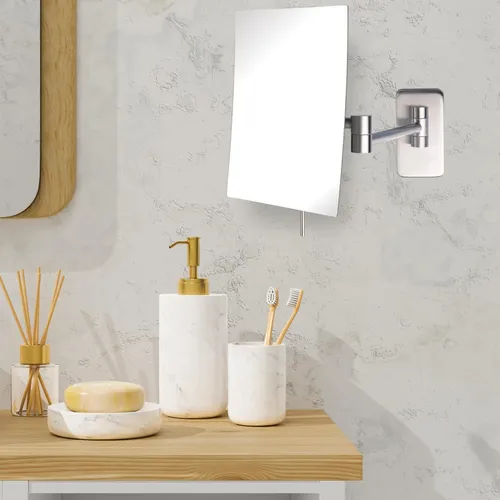 Espejo De Maquillaje Jerdon Jrt695n De Pared Con Aumento 5x