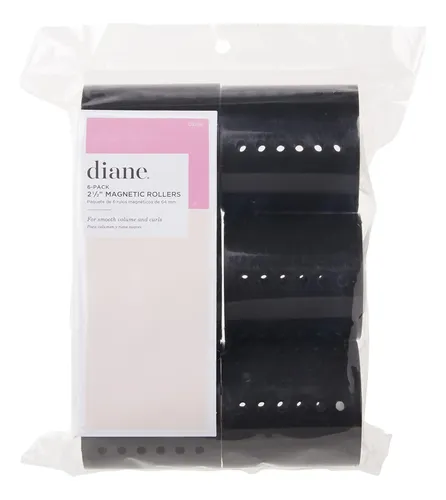 Rulos Magnéticos Diane Para Cabello 6,35 Cm, Fácil Uso