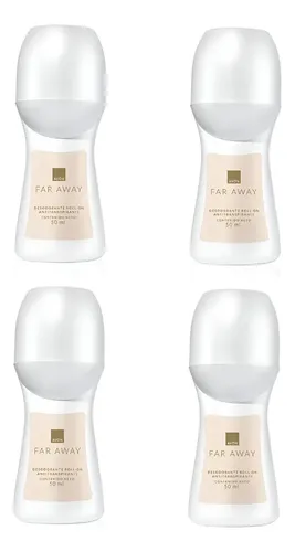 Far Away Bolilla Rollon Femenino Set X 4 50 Ml.