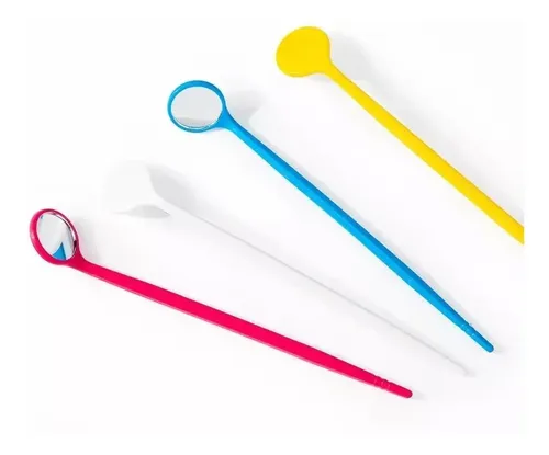 Mini Espejo Extensión De Pestañas Y Dentista Plástico Oferta