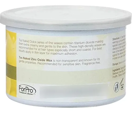 Cera Depilatoria Too Naked Zinc Oxide 14 Oz (sin Fragancia)