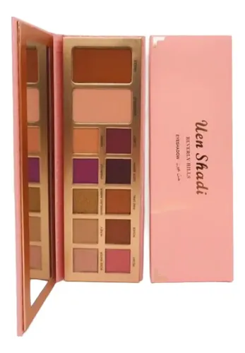 Paleta De Maquillaje Uen Shadi Sombras Rubor Espejo