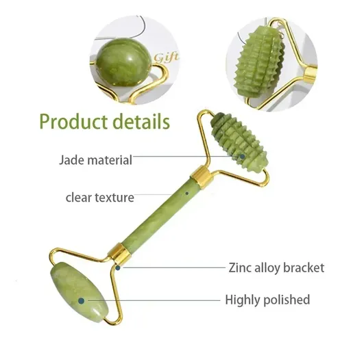 Roller Face Stone Guasha Natural 2026 Jade Natural Body 3pcs Set