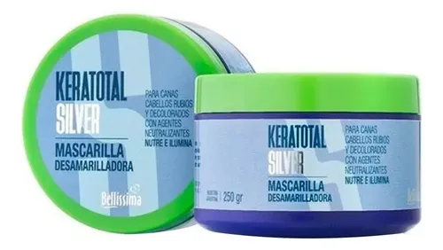 Mascara Capilar Violeta Matizador Keratotal Silver Bellissim
