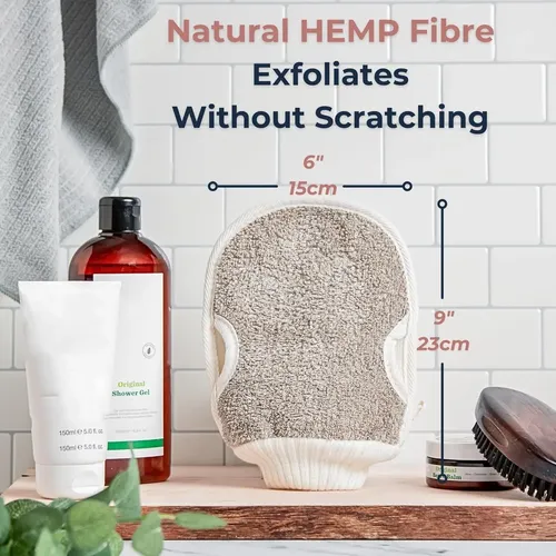 Guante Exfoliante Doble Cara Para Ducha Cuidado De La Piel
