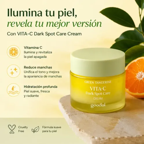 2026. Crema Goodal Tangerina Verde Vita-c 50ml,;