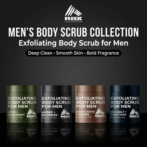 Rbx Exfoliante Corporal Para Hombres Sage Bergamot