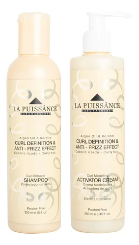 Shampoo + Crema Modeladora Para Rulos – La Puissânce