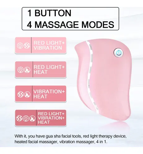 Masaje Facial Antienvejecimiento 4 En 1 Electric Gua Sha Too