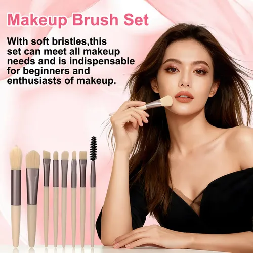 +set De Maquillaje Integrado Con Paleta De Sombras Y Brocha/