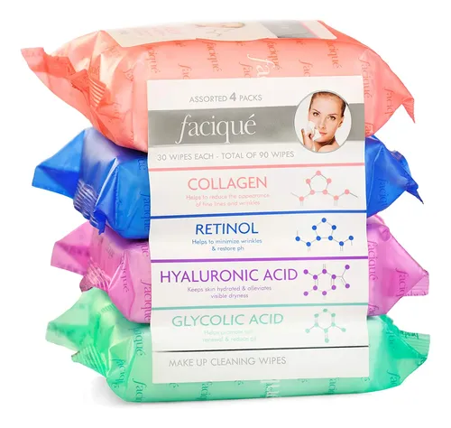 Toallitas Limpiadoras De Maquillaje Faciqué, Variedad De Col