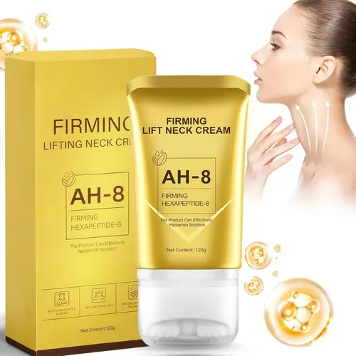 Crema Reafirmante Para El Cuello Ah-8 Para Piel Arrugada, Cu