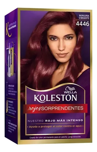 Koleston Kit Coloración En Crema Tintura Tono 4446 brogona vibrante