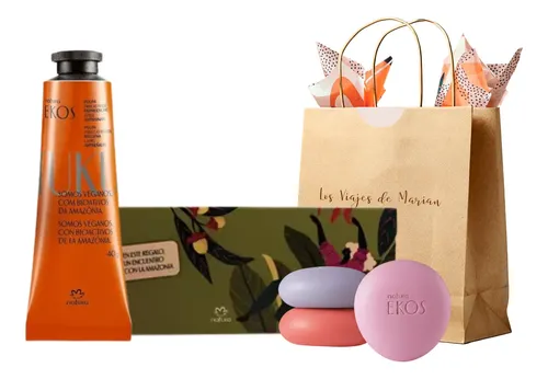Kit Regalo Caja De Jabones + Crema Manos Ekos Natura – Lvdm