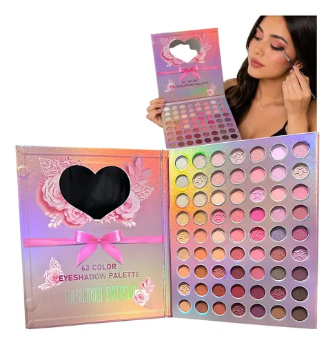 Paleta De Sombra De Maquillaje Profesional 63 Colores