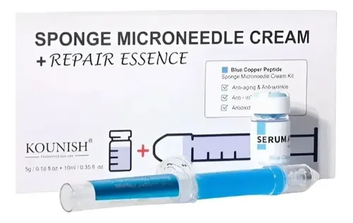 Kit Crema Microagujas Kounish Serum Reparador Antiedad