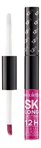 Labial Liquido + Fijador Silk Kiss Long Lasting 12h Color N09 / Beso Hechicero