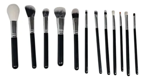 Brochas De Maquillaje 12 Piezas Con Estuche