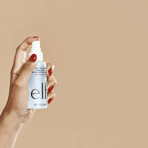 E.l.f Spray Fijador Maquillaje 80ml | Micro Fino E Hidratant Tono Del Primer Blue Light