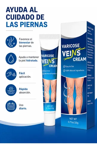 Kit X3 Crema Para Piernas Varicosas Alivio Varices Hidrata