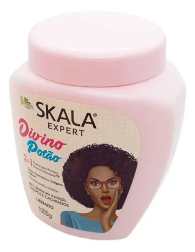 Mascara Divino Potao Crema Peinar Rulos Skala Vegana X1000g